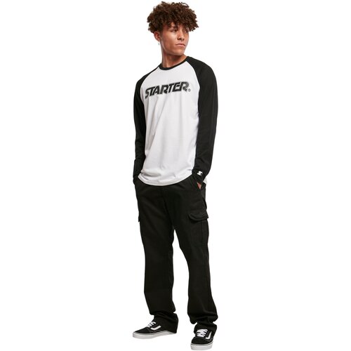 Starter Raglan Longsleeve white/black M