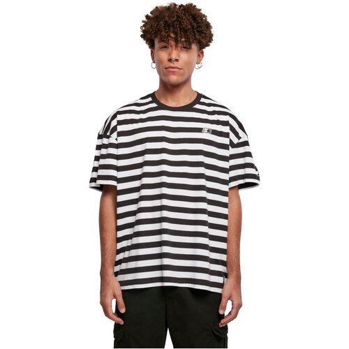 Starter Small Stripes Tee stategrey/white L