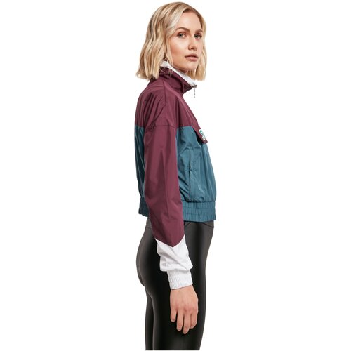 Starter Ladies Starter Colorblock Pull Over Jacket darkviolet/teal XS