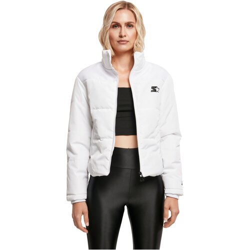 Starter Ladies Starter Logo Puffer Jacket white L