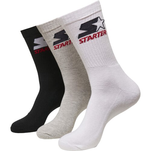 Starter Crew Socks heathergrey/black/white 35-38