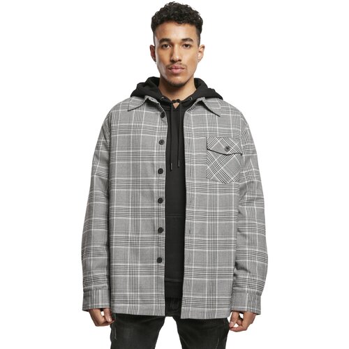Cayler & Sons Plaid Out Quilted Shirt Jacket black/white L