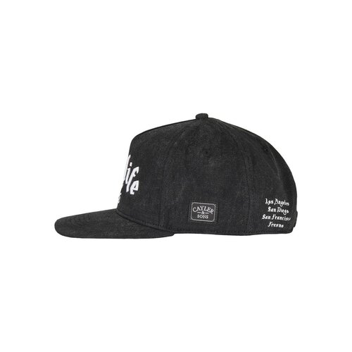 Cayler & Sons Metal Life Snapback Cap black/white one size