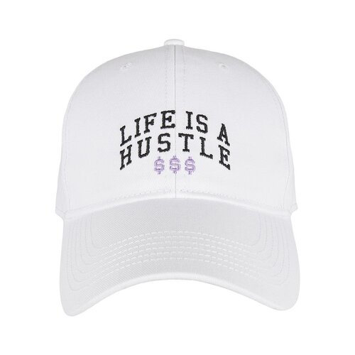 Cayler & Sons Hustle Life Curved Strapback Cap white/mc one size