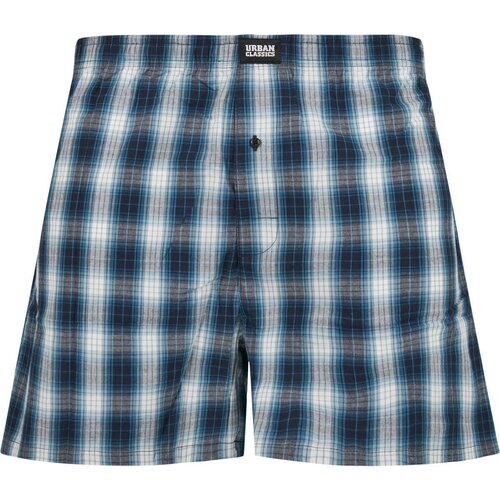 Urban Classics Woven Plaid Boxer Shorts 2-Pack redcheck+bluecheck XXL