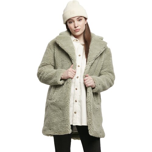 Urban Classics Ladies Oversized Sherpa Coat softsalvia XXL