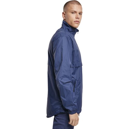 Urban Classics Stand Up Collar Pull Over Jacket darkblue XL