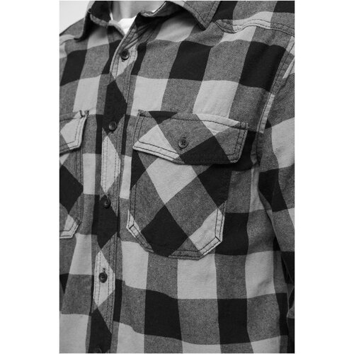 Brandit Checked Shirt black/grey 7XL
