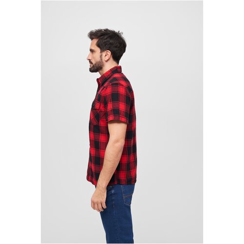 Brandit Checkshirt Halfsleeve red/black 3XL
