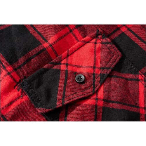 Brandit Checkshirt Halfsleeve red/black 4XL