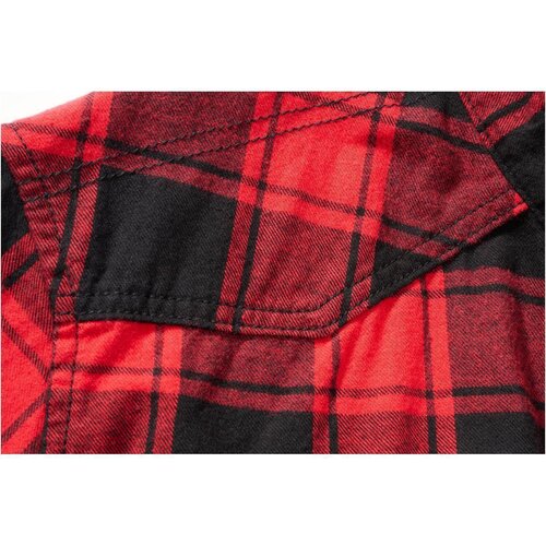 Brandit Checkshirt Halfsleeve red/black 4XL