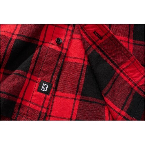 Brandit Checkshirt Halfsleeve red/black 4XL