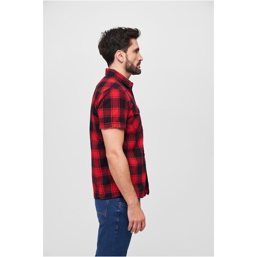 Brandit Checkshirt Halfsleeve red/black 4XL