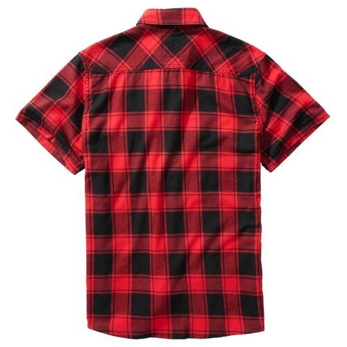 Brandit Checkshirt Halfsleeve red/black 4XL