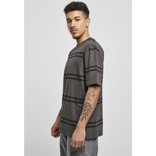 Urban Classics Oversized Striped Tee blackbird/black M