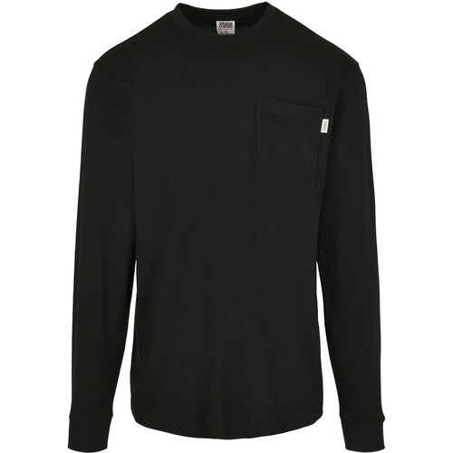 Urban Classics Organic Basic Pocket LS black S