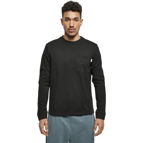 Urban Classics Organic Basic Pocket LS black S