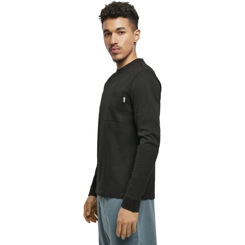 Urban Classics Organic Basic Pocket LS black S