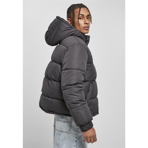 Urban Classics Hooded Cropped Pull Over Down Jacket black L