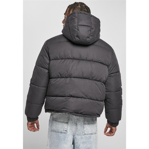 Urban Classics Hooded Cropped Pull Over Down Jacket black S