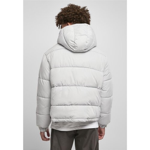 Urban Classics Hooded Cropped Pull Over Down Jacket lightasphalt M