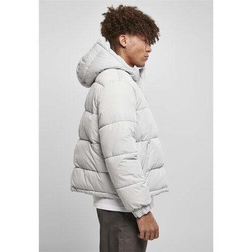 Urban Classics Hooded Cropped Pull Over Down Jacket lightasphalt M