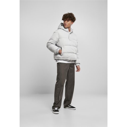 Urban Classics Hooded Cropped Pull Over Down Jacket lightasphalt M