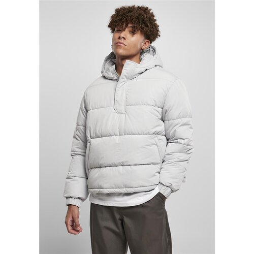 Urban Classics Hooded Cropped Pull Over Down Jacket lightasphalt S