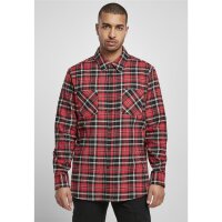 Urban Classics Checked Roots Shirt red/black L