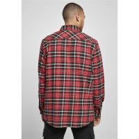 Urban Classics Checked Roots Shirt red/black L