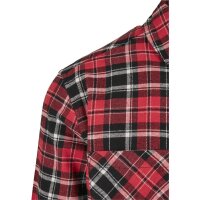 Urban Classics Checked Roots Shirt red/black L