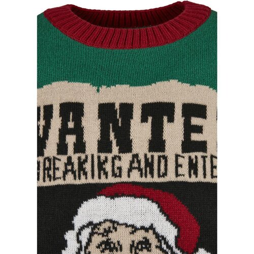 Urban Classics Wanted Christmas Sweater x-masgreen/white XL