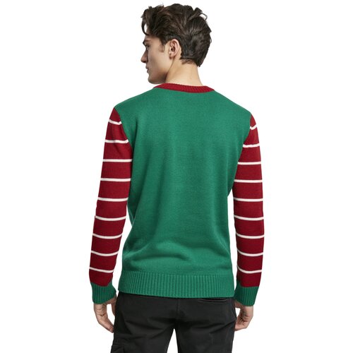 Urban Classics Wanted Christmas Sweater x-masgreen/white XL