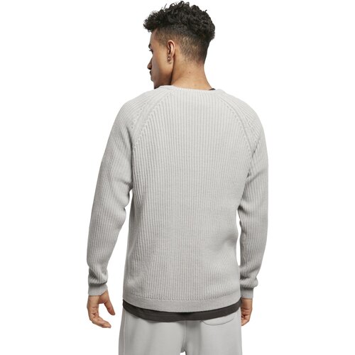 Urban Classics Ribbed Raglan Sweater lightasphalt S