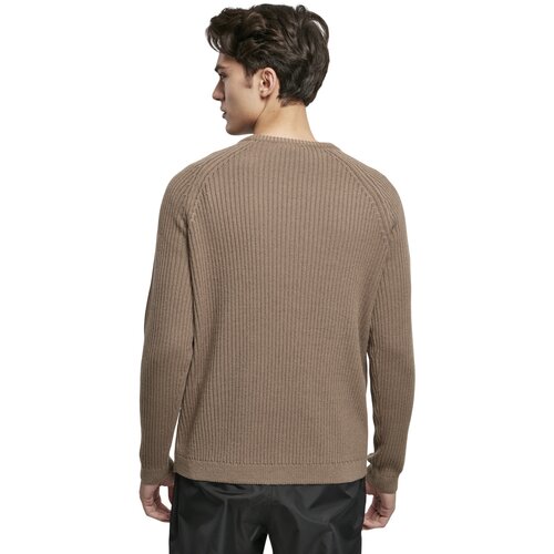 Urban Classics Ribbed Raglan Sweater darkkhaki S
