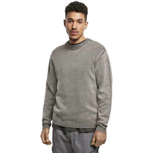 Urban Classics Washed Sweater asphalt XL