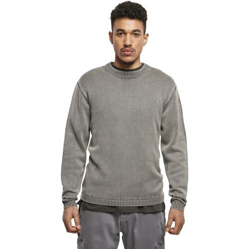 Urban Classics Washed Sweater asphalt XL