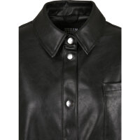 Urban Classics Ladies Faux Leather Overshirt