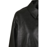 Urban Classics Ladies Faux Leather Overshirt