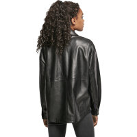 Urban Classics Ladies Faux Leather Overshirt