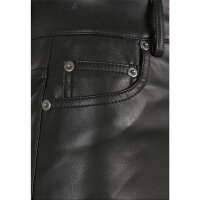 Urban Classics Ladies Faux Leather Wide Leg Pants