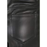 Urban Classics Ladies Faux Leather Wide Leg Pants