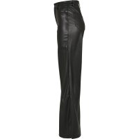 Urban Classics Ladies Faux Leather Wide Leg Pants
