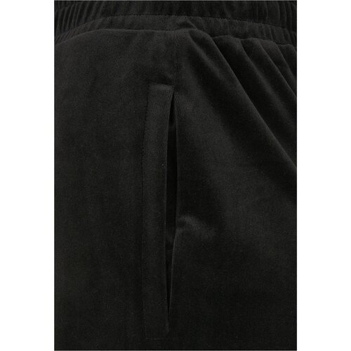 Urban Classics Ladies High Waist Straight Velvet Sweatpants black M