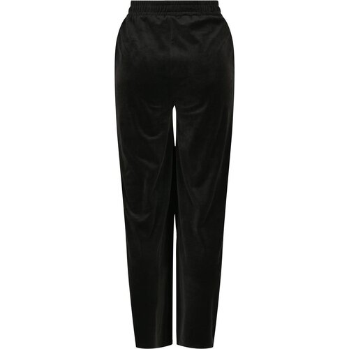 Urban Classics Ladies High Waist Straight Velvet Sweatpants black M