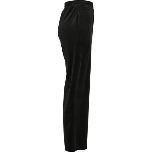 Urban Classics Ladies High Waist Straight Velvet Sweatpants black M