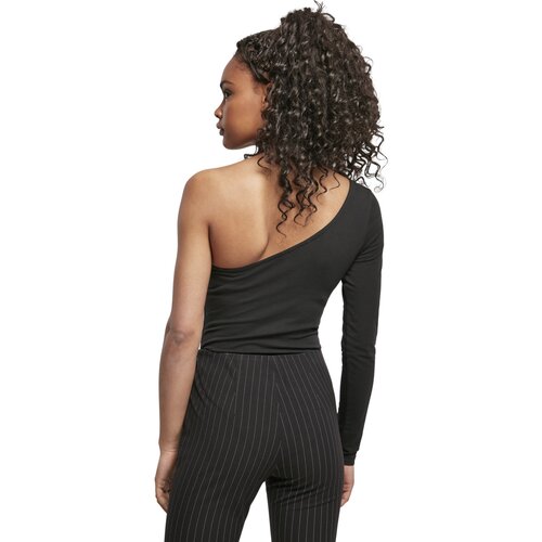 Urban Classics Ladies Organic Asymmetric One Sleeve Body black L