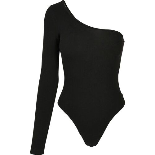Urban Classics Ladies Organic Asymmetric One Sleeve Body black XS