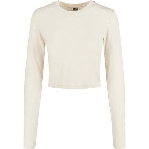 Urban Classics Ladies Organic Cropped Longsleeve whitesand L