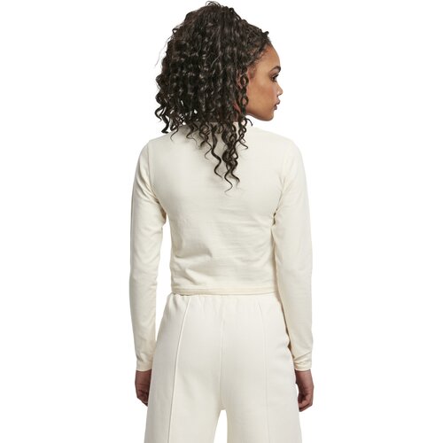 Urban Classics Ladies Organic Cropped Longsleeve whitesand L